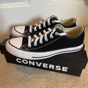 Black Converse All Stars Low Top